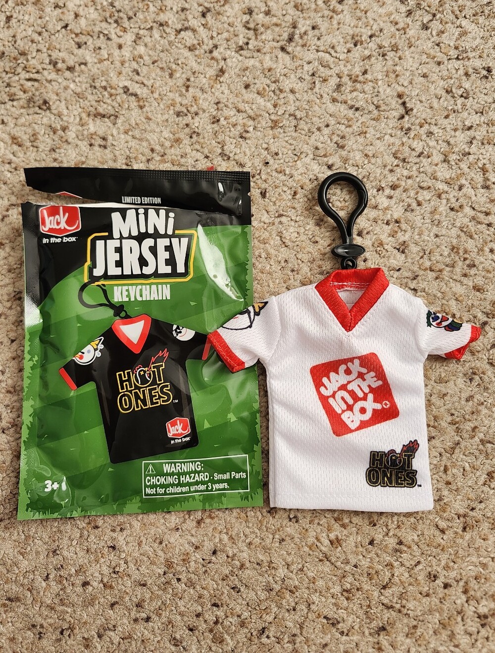 Jack In The Box Blind Bag Opened Vintage 75 Jersey